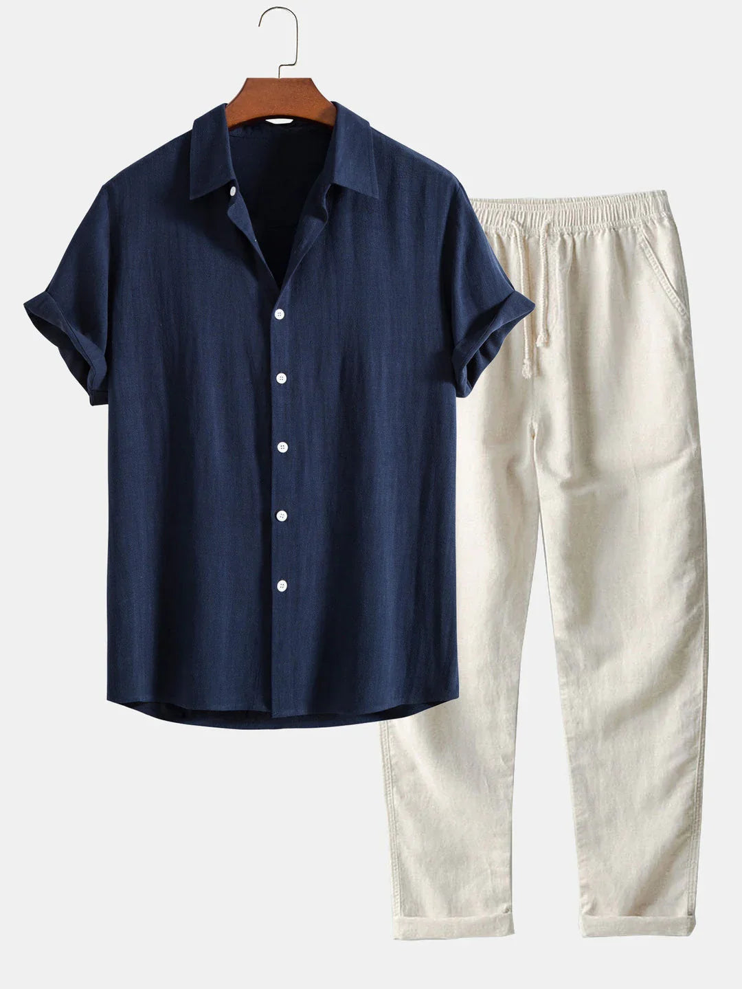 Linen Set Navy Blue