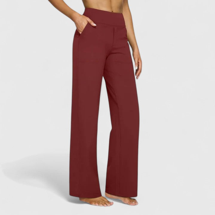 Adeline Pull-On Pants Red