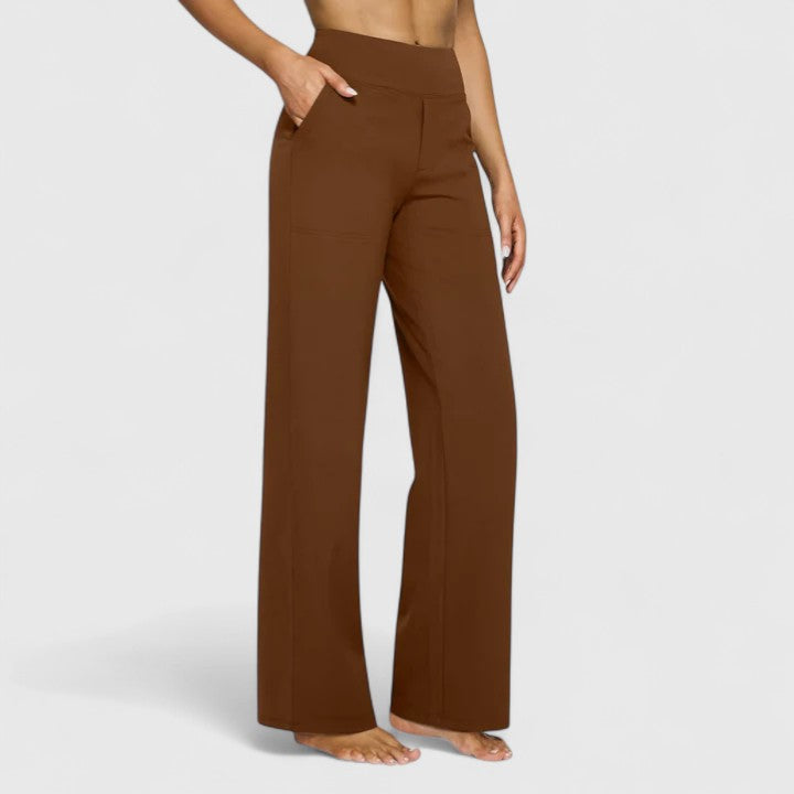 Adeline Pull-On Pants Brown