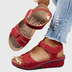 Solene Orthopedic Slide Sandals red