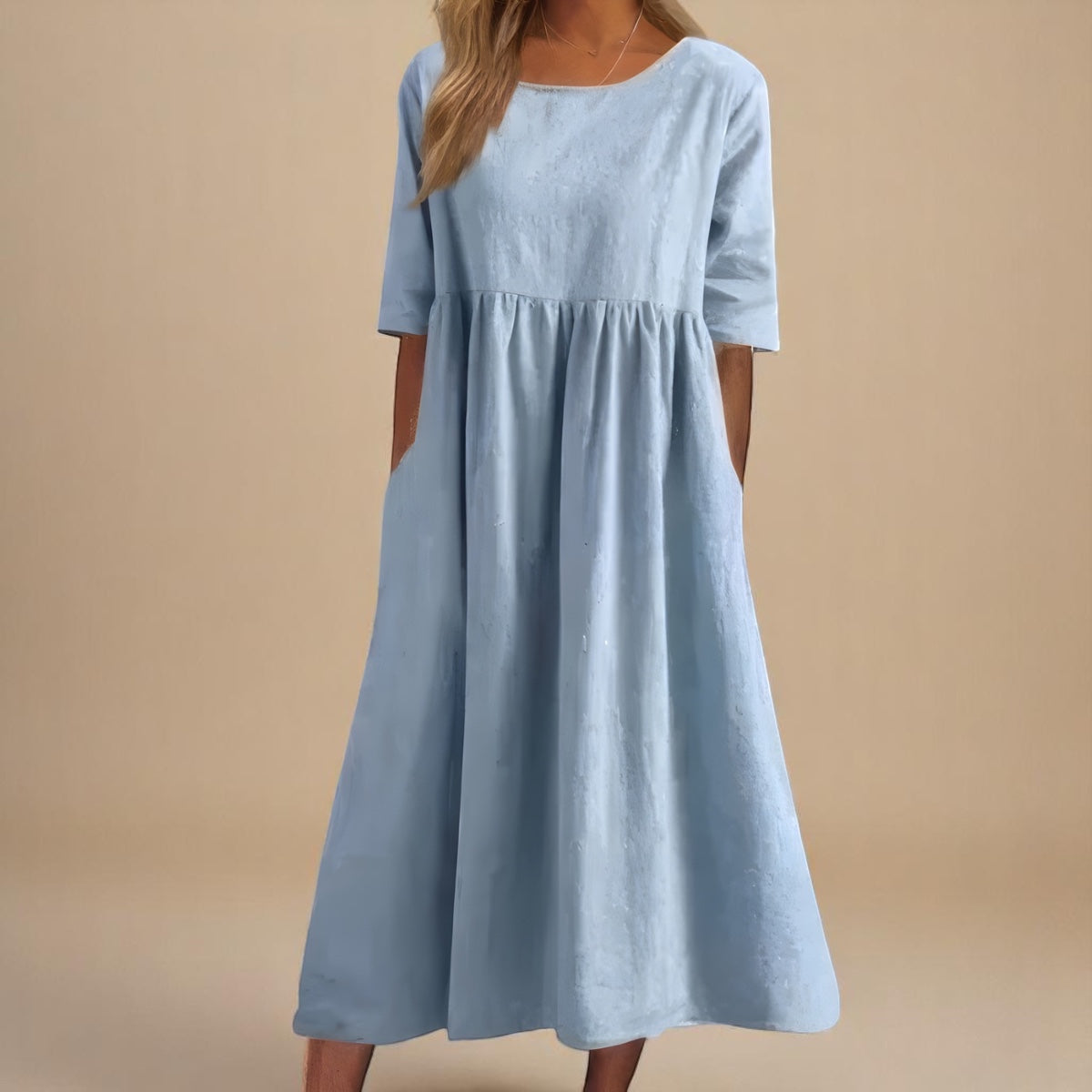 Seraphine dress in sky blue