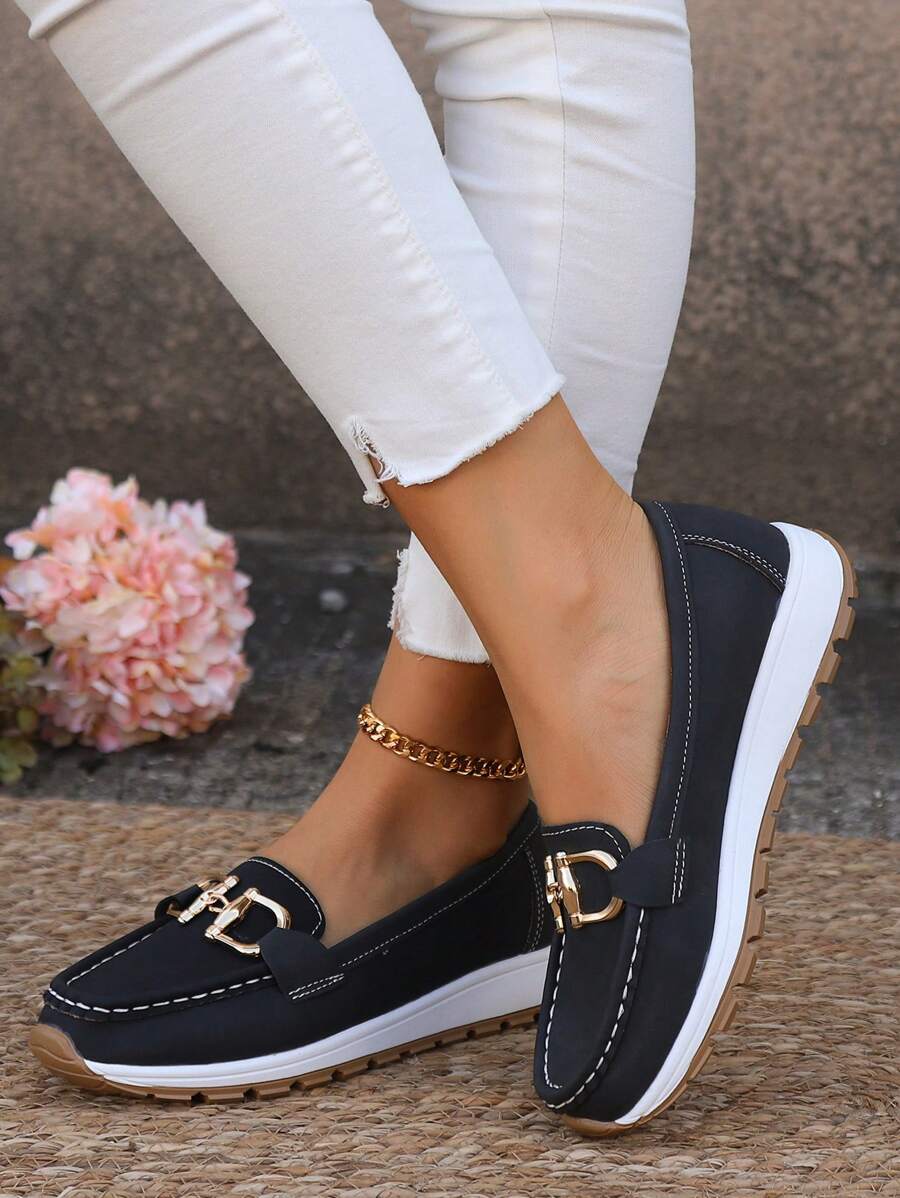Mia Orthopedic Loafers Black