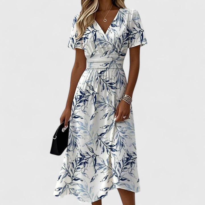 Liora Classic V-Neck Dress alternate