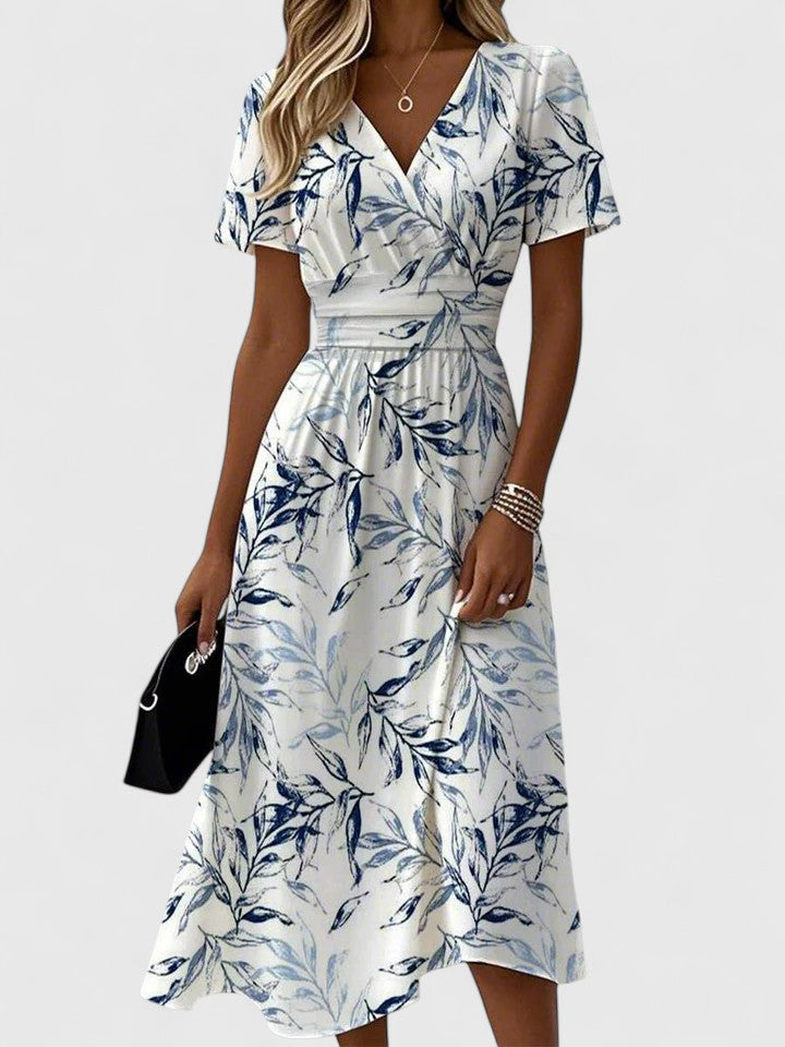 Liora Classic V-Neck Dress