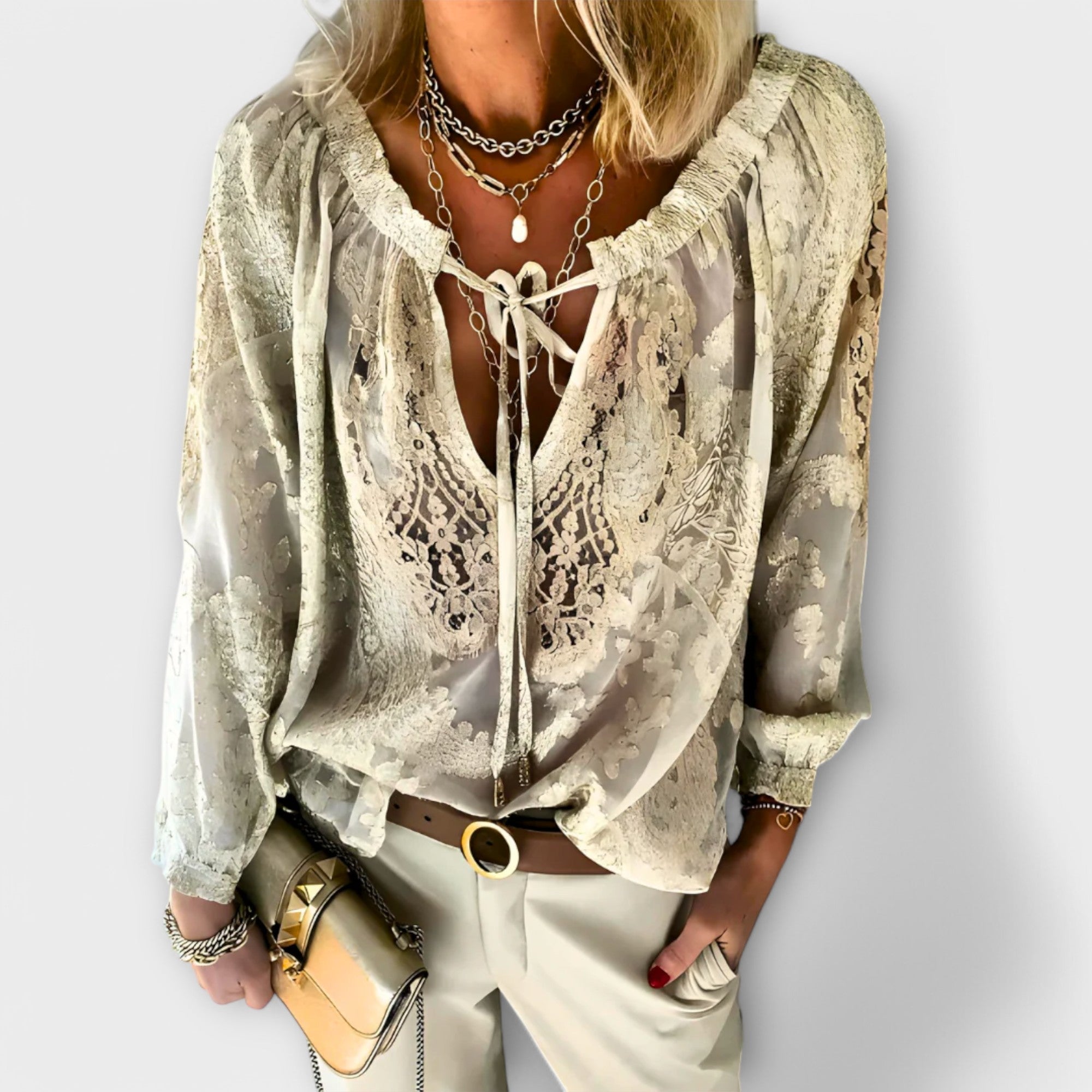 Seraphine Lace Blouse detail