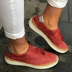 Stride Orthoflex Slip-Ons Red