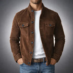 Jacket in dark brown