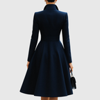 Vivienne navy coat dress