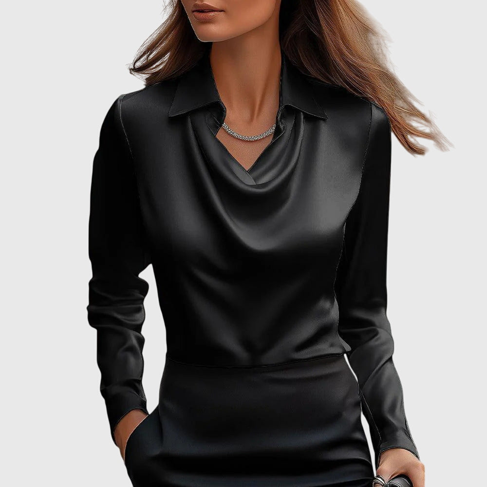 Brooklyne Elegant Blouse Black