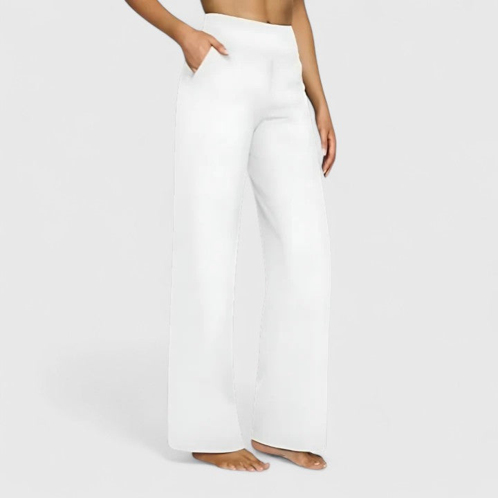 Adeline Pull-On Pants White