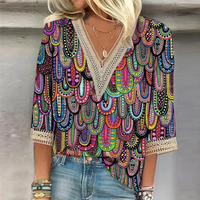 Blandina Summer Chiffon Blouse - Lifestyle