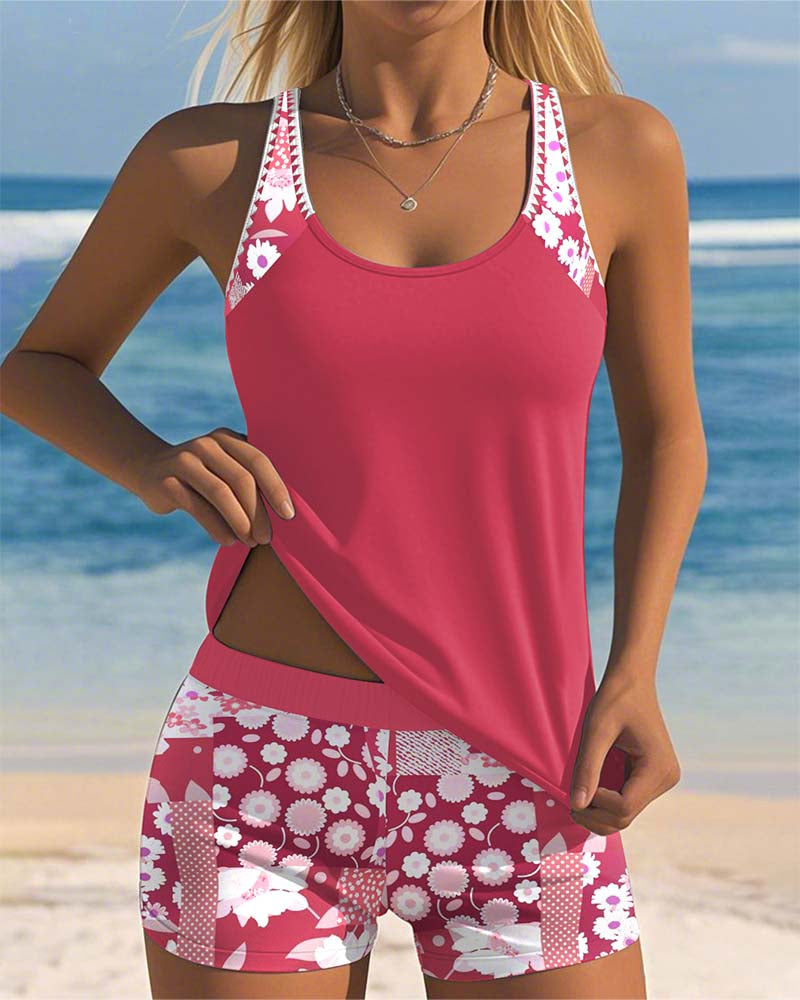 Coraline | Two-Piece Floral Swimsuit