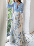 Marguerite Floral Print Maxi Dress