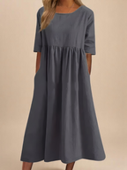 Seraphine dress in gray