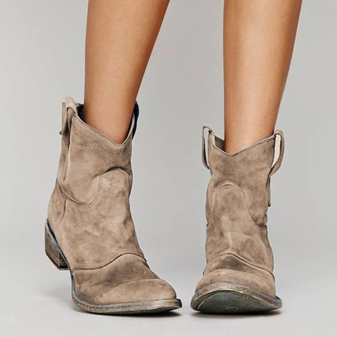 Camille | Chic Suede Ankle Boots