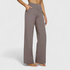 Adeline Pull-On Pants Taupe