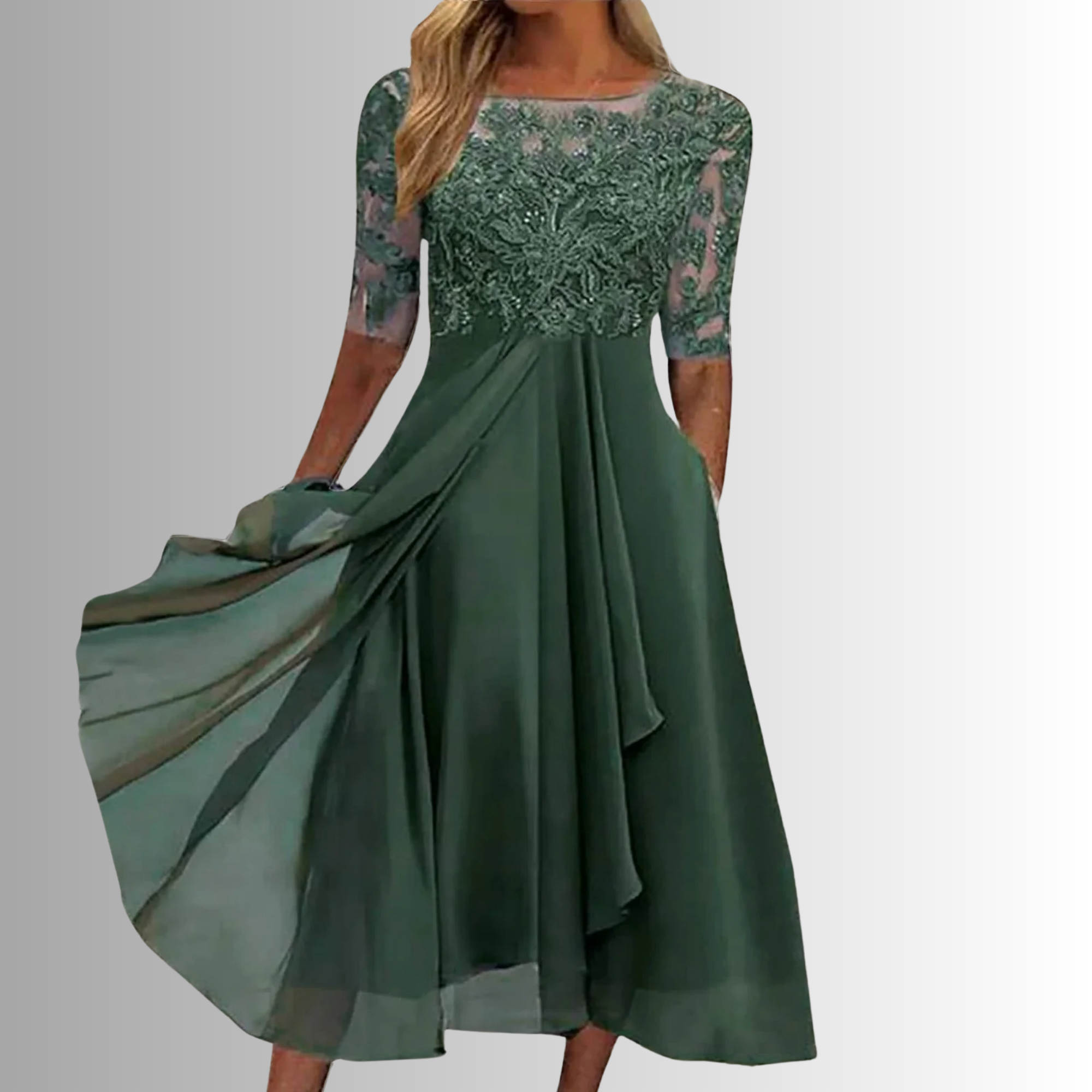 Seraphine | Elegant Lace Evening Dress