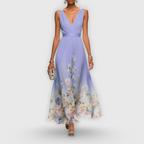 Lunara Elegant Dress Purple