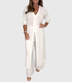 Seraphine Elegant Two-Piece Set White