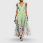 Lunara Elegant Dress Mint Green