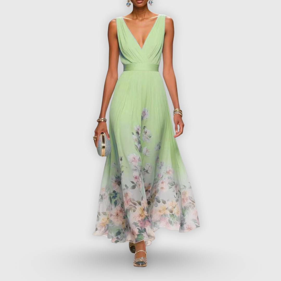 Lunara Elegant Dress Mint Green