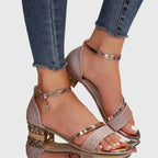 Alison Orthopedic Heeled Sandals side view