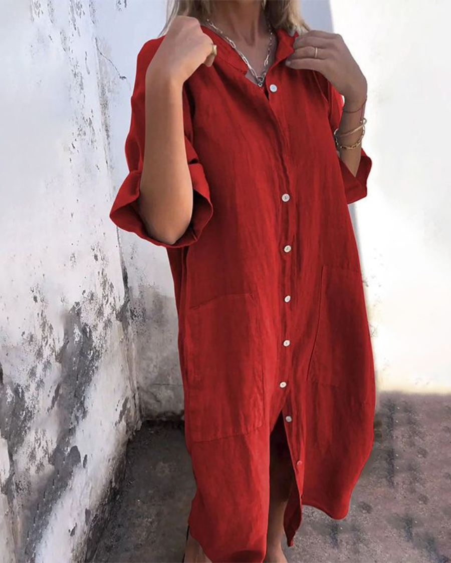 Seraphina | Boho Shirt Dress