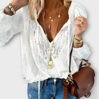 Seraphine Lace Blouse White