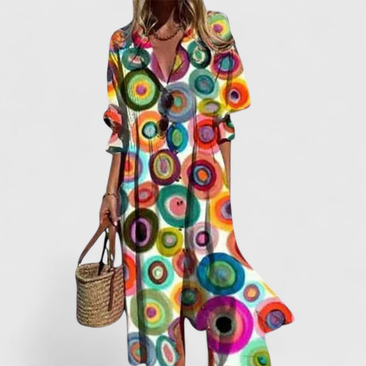 Fleurette | Women's Elegant Boho Dress