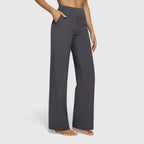 Adeline Pull-On Pants Gray