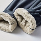 Men's fleece tracksuit set jacket and pants