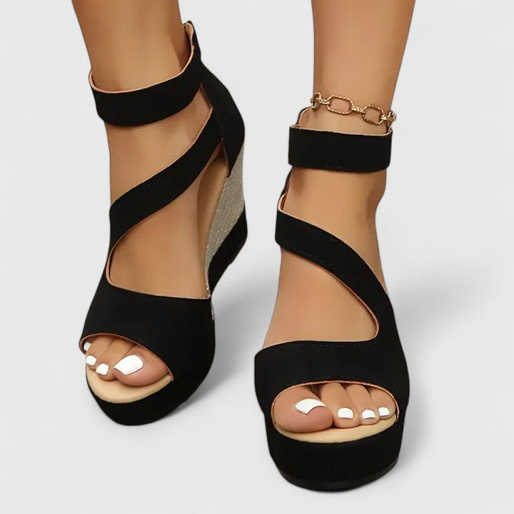 Marisol Orthopedic Wedge Sandals detail