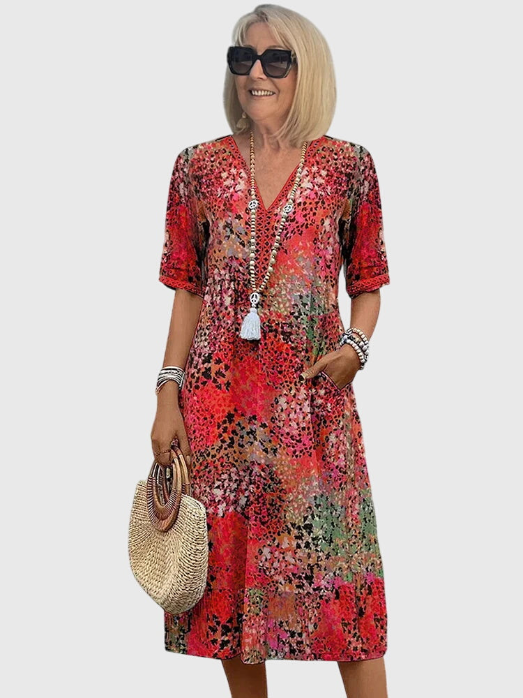 Liliana dress - Scarlet Red