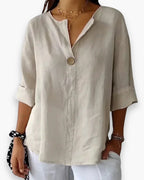 Women's Relaxed-Fit Blouse for Chic Comfort Effortless Elegance