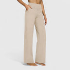 Adeline Pull-On Pants Cream