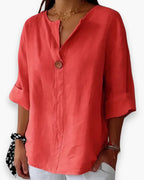 Women's Relaxed-Fit Blouse for Chic Comfort Effortless Elegance