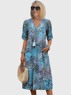 Liliana dress - Ocean Blue