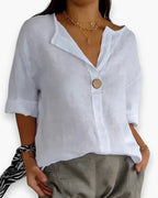 Women's Relaxed-Fit Blouse for Chic Comfort Effortless Elegance