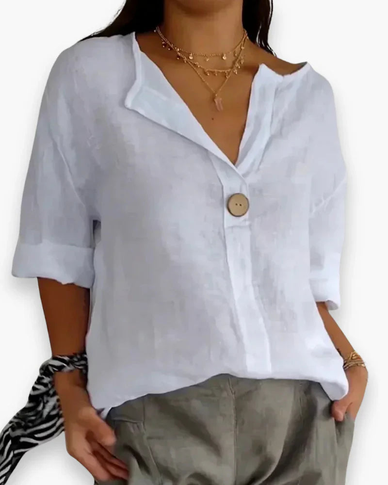Women's Relaxed-Fit Blouse for Chic Comfort Effortless Elegance