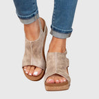Amara Orthopedic Sandals Beige