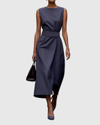 Vivienne Dress Navy Blue