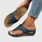 Comfort Step Orthopedic Sandals - Navy