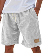 Caspian Casual Summer Shorts in white