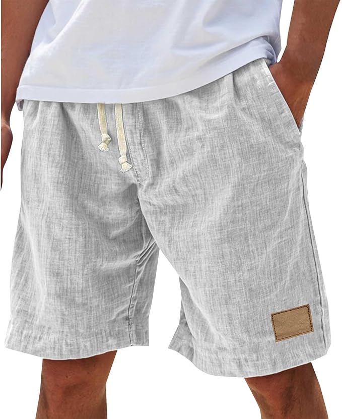Caspian Casual Summer Shorts in white