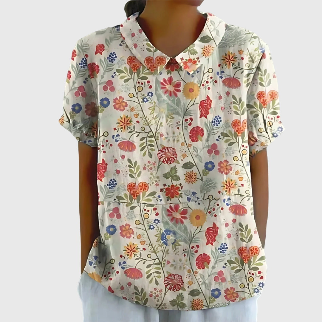 Light Pink with Floral Print