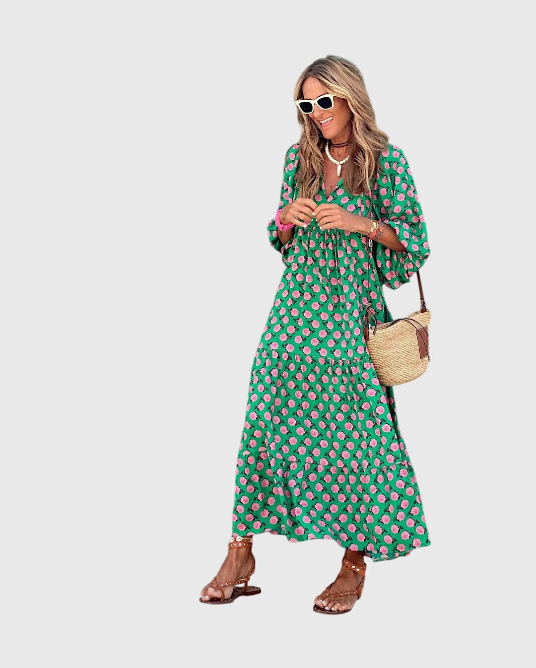 Marguerite Boho Maxi Dress
