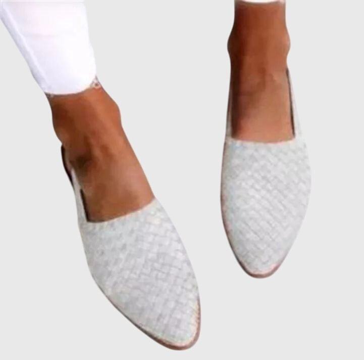 Solenne Orthopedic Sandals White