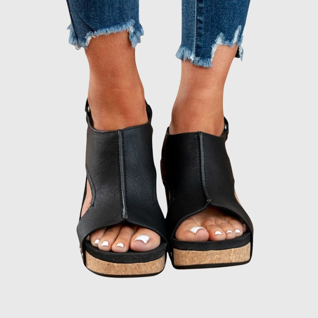 Amara Orthopedic Sandals Black