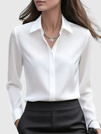 Arlette Elegant Top White