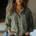 Marisol Bohemian Blouse Green